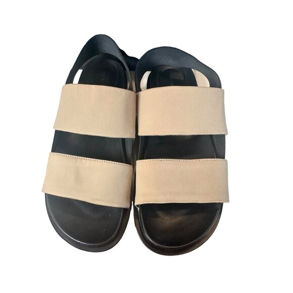 Aerosoles Taupe Khaki Two Strap Sandals‎ Women's Size 10M Suzzie - Picture 2 of 8